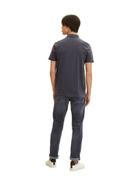 Tom Tailor Printed Kurzarmshirt mit Polokragen