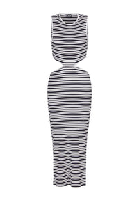 EA7 Emporio Armani Costa Smeralda Cut-out-Kleid