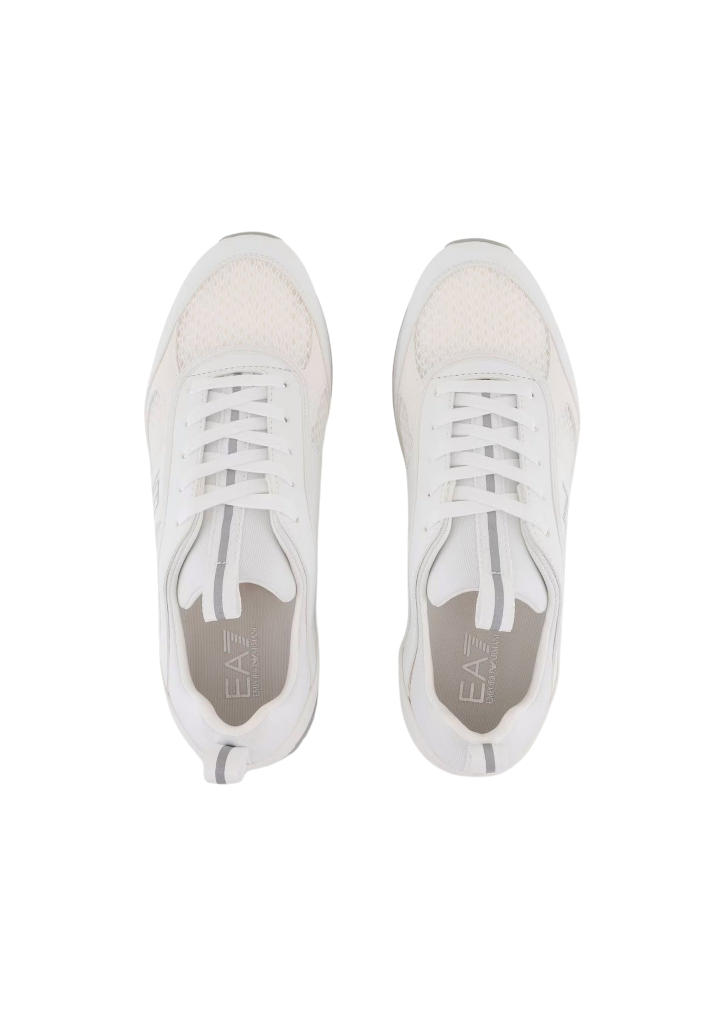 EA7 Emporio Armani Black and White Carbon Low-Sneaker