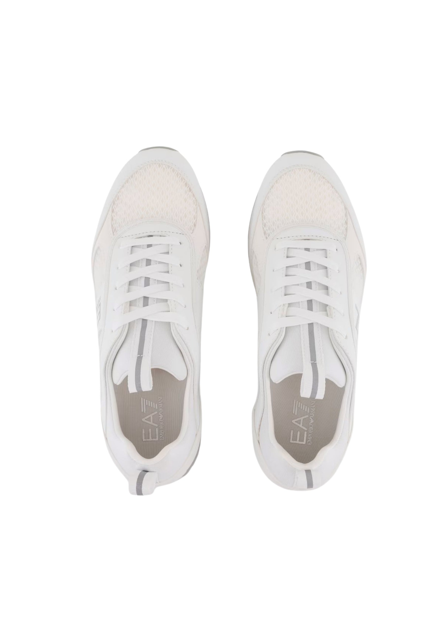 EA7 Emporio Armani Black and White Carbon Low-Sneaker