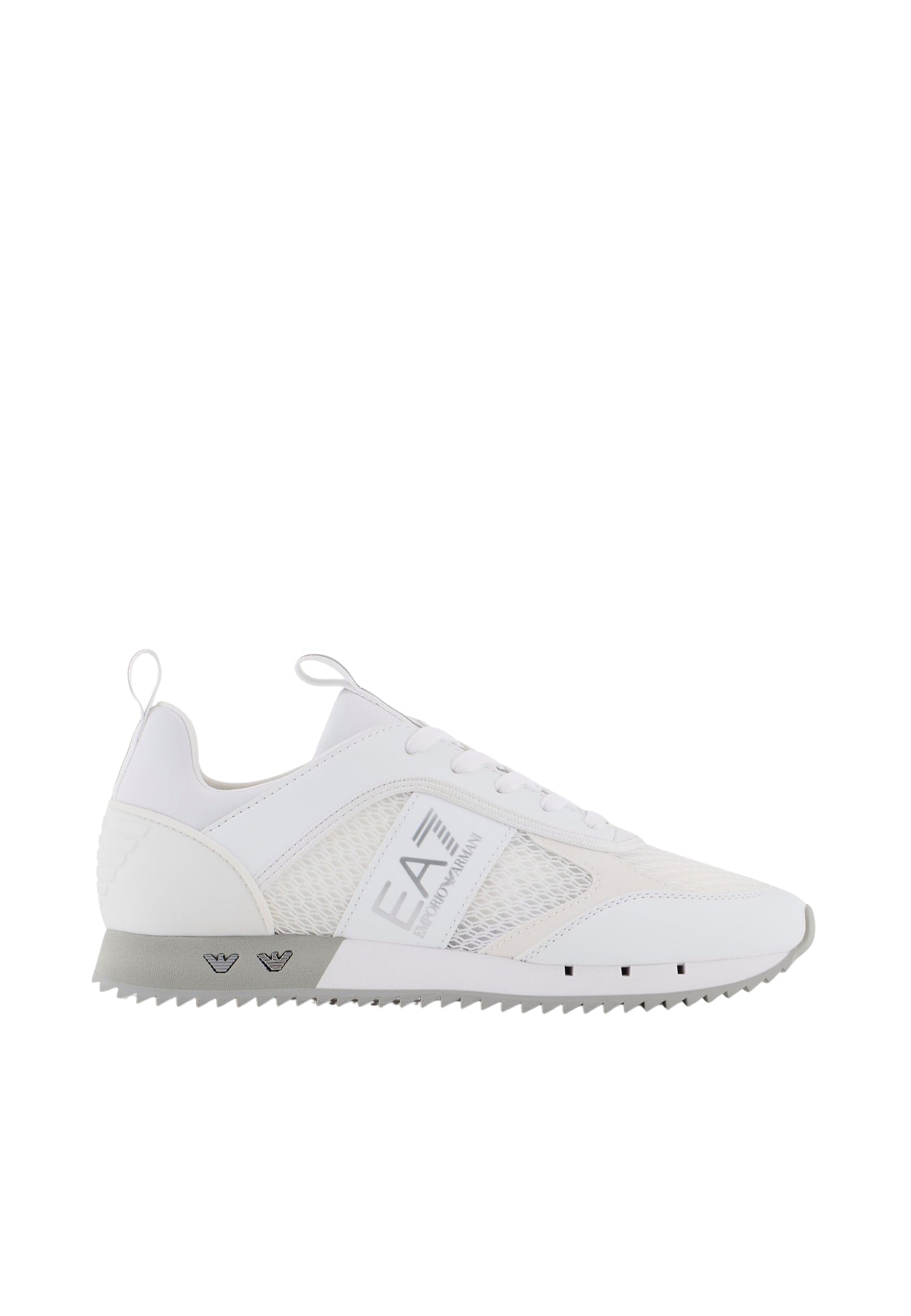EA7 Emporio Armani Black and White Carbon Low-Sneaker