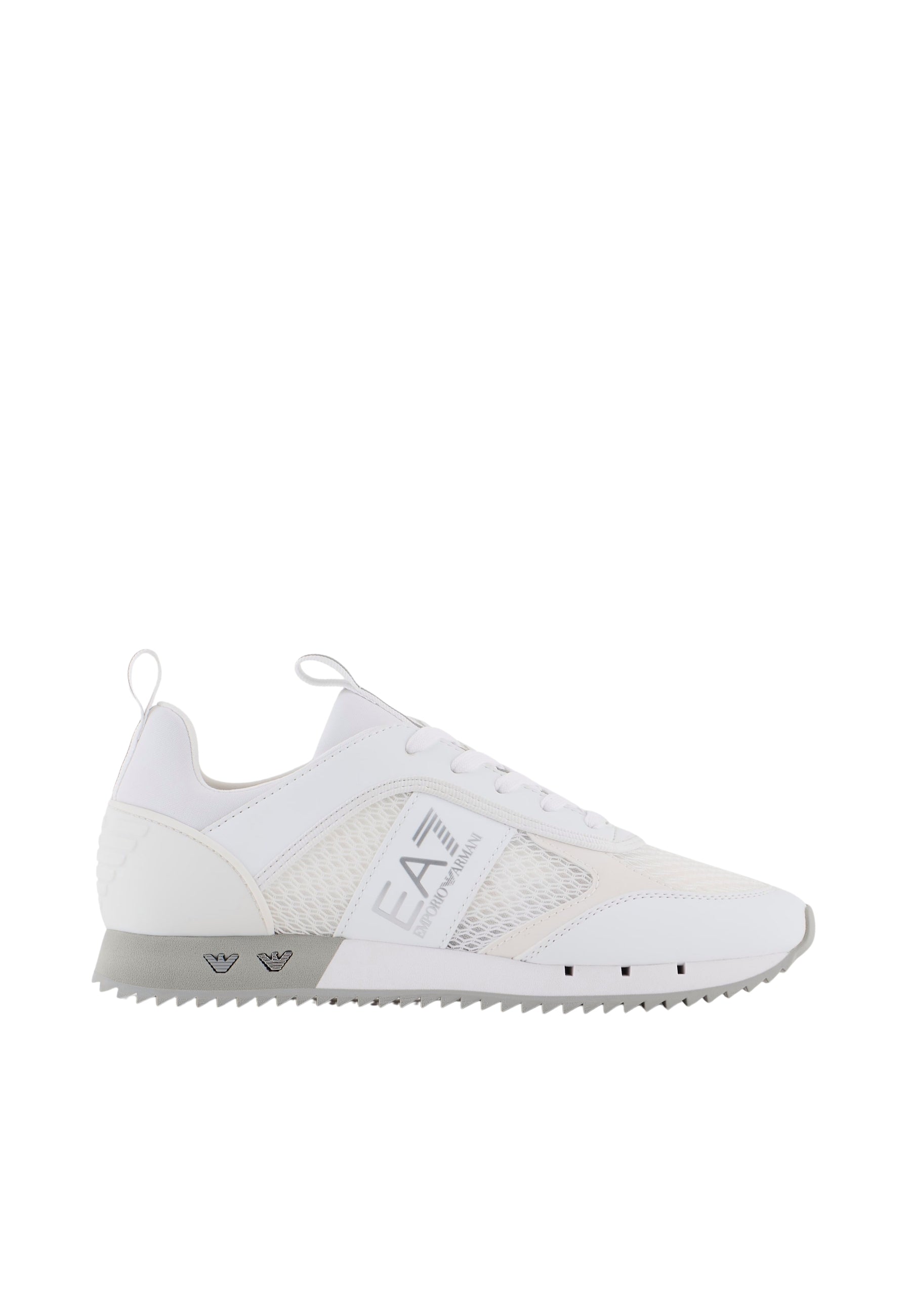 EA7 Emporio Armani Black and White Carbon Low-Sneaker