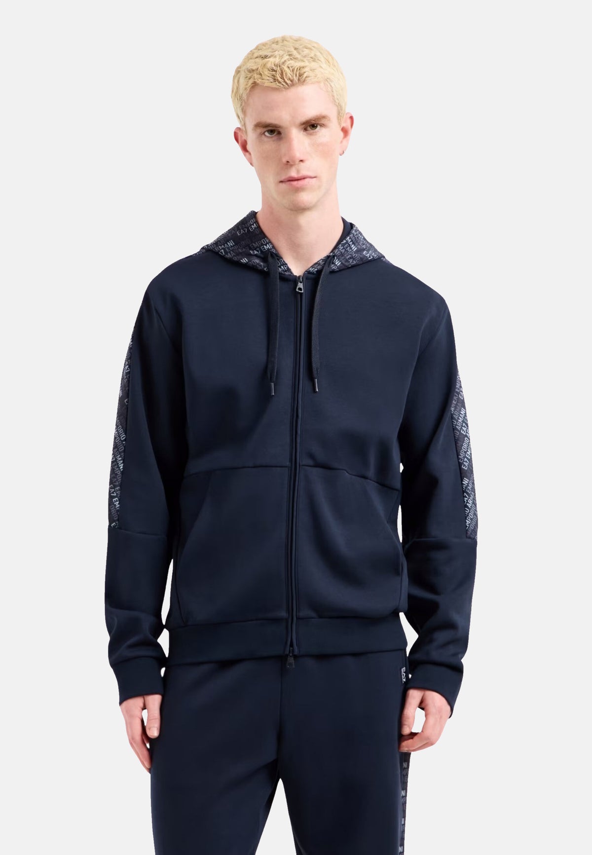 EA7 Emporio Armani Logo Series Kapuzensweatjacke