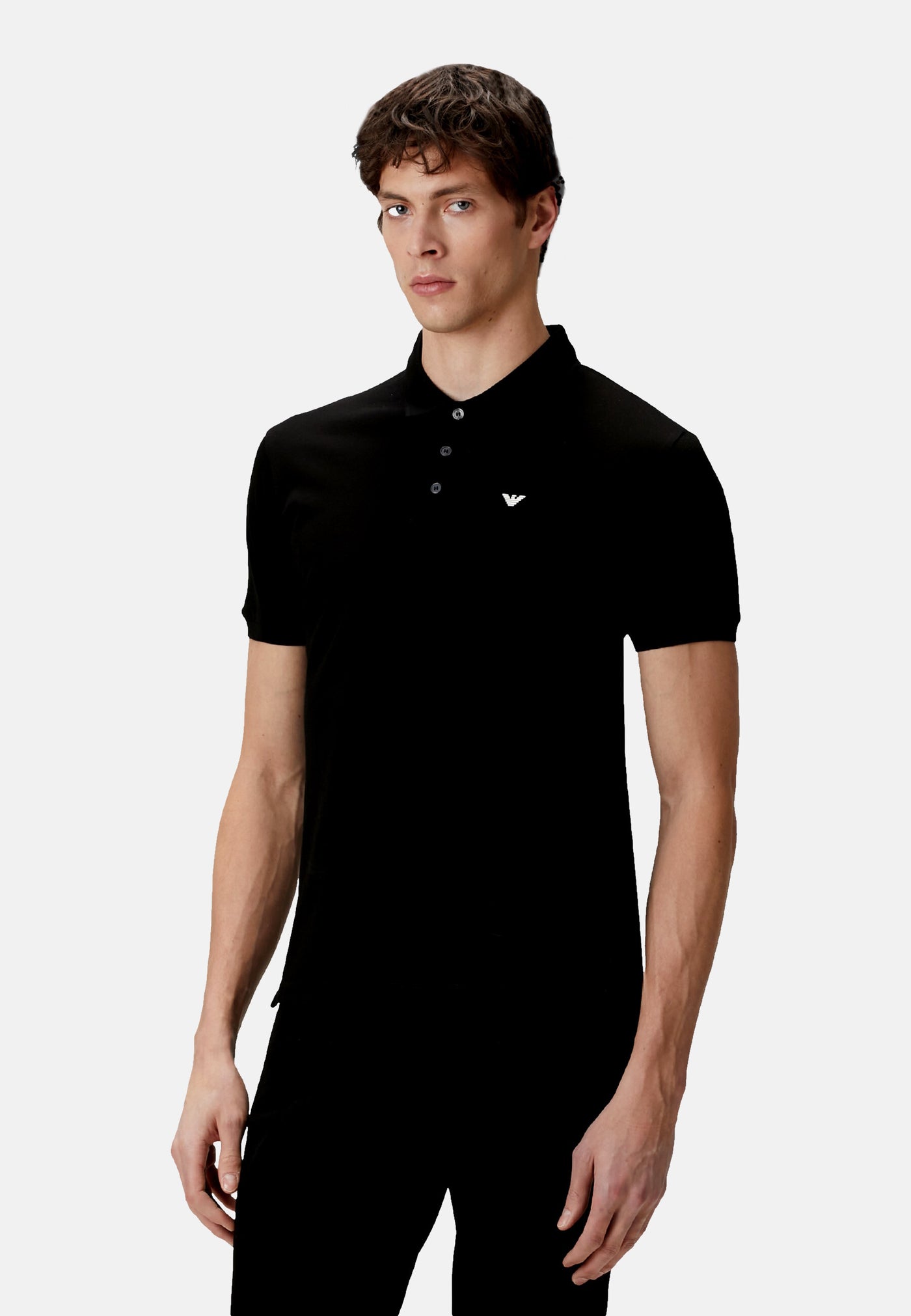 Emporio Armani Kurzarmshirt mit Polokragen