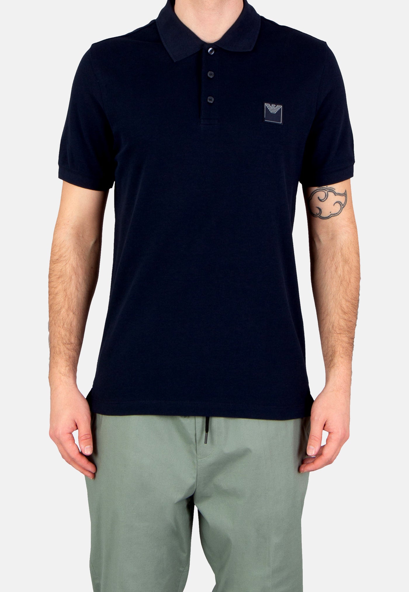 Emporio Armani Kurzarmshirt mit Polokragen