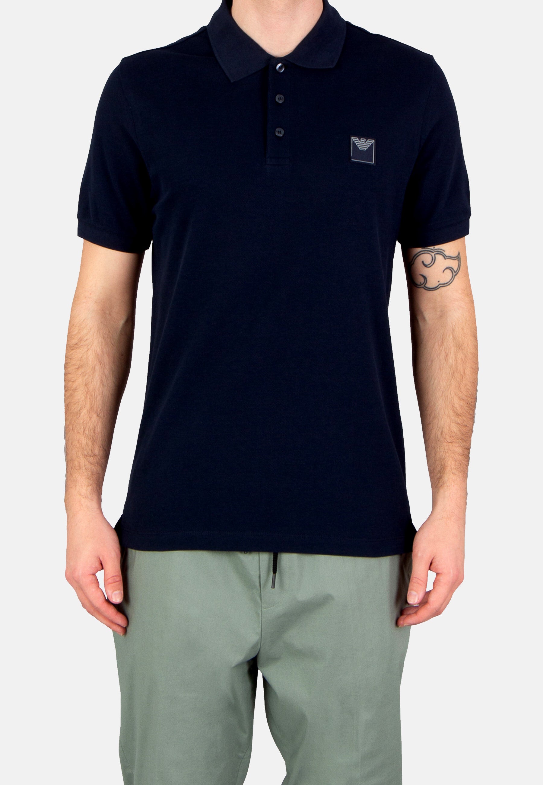Emporio Armani Kurzarmshirt mit Polokragen