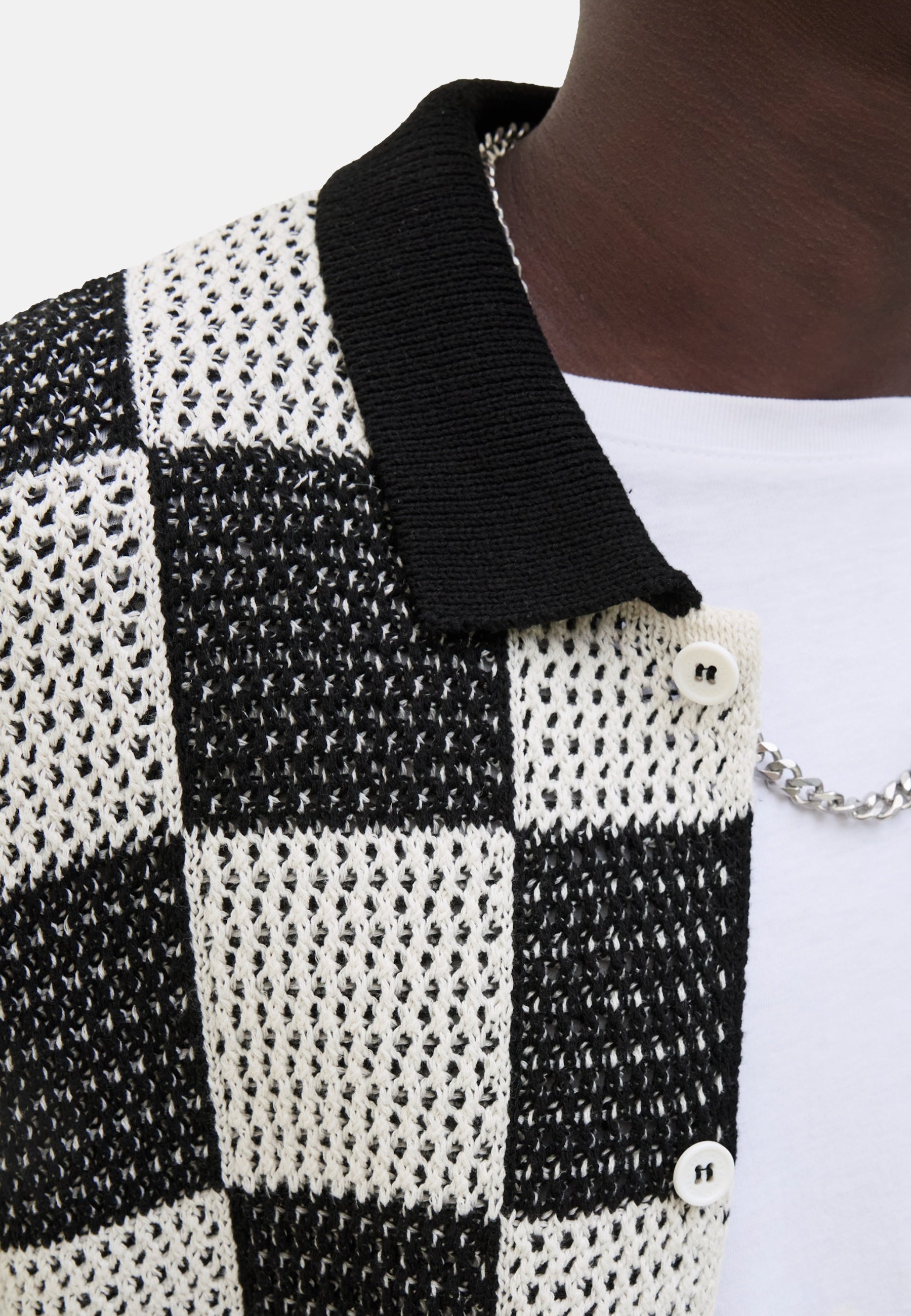 Jack & Jones Athletico gestricktes Kurzarmhemd