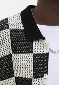 Jack & Jones Athletico gestricktes Kurzarmhemd