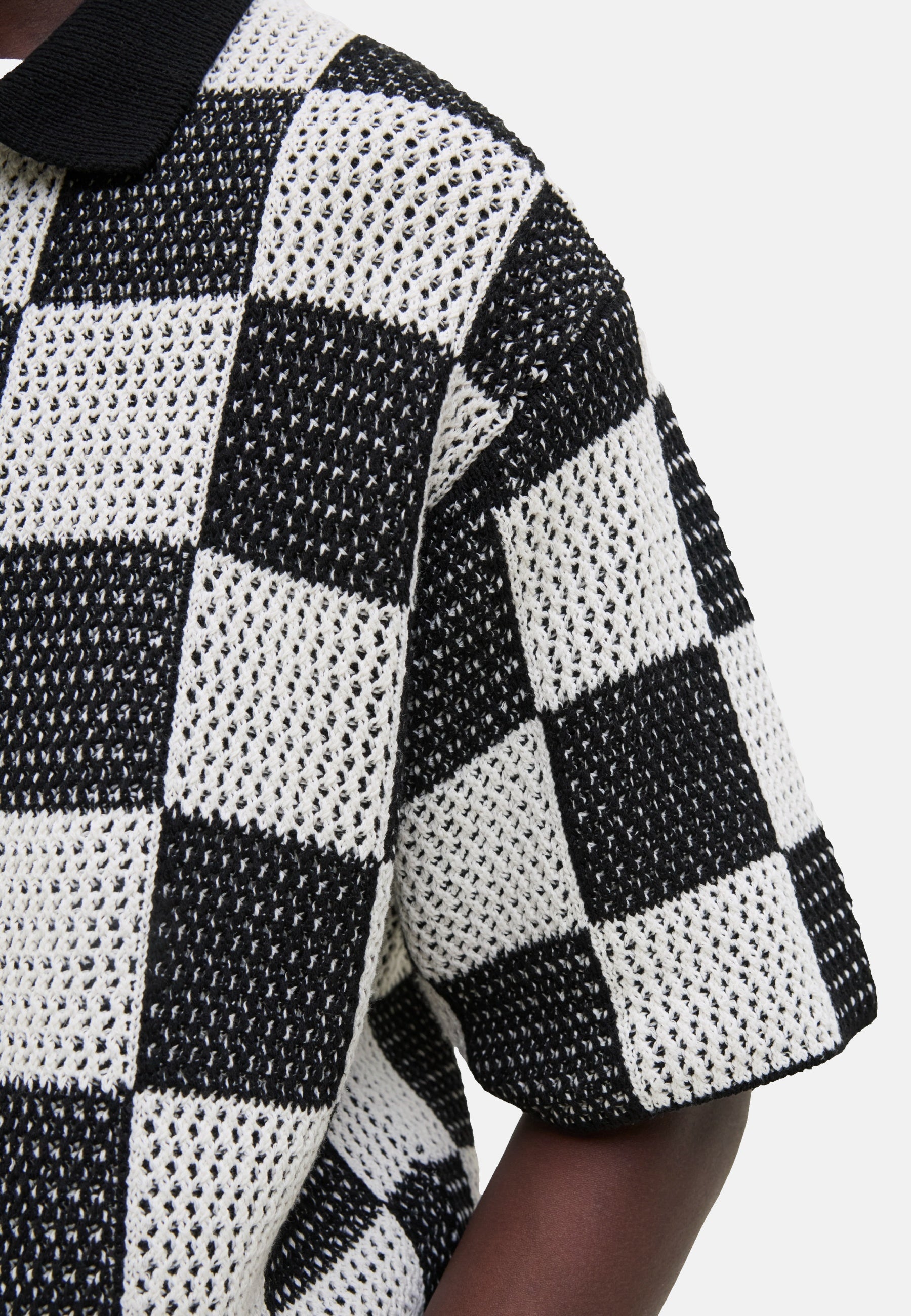 Jack & Jones Athletico gestricktes Kurzarmhemd