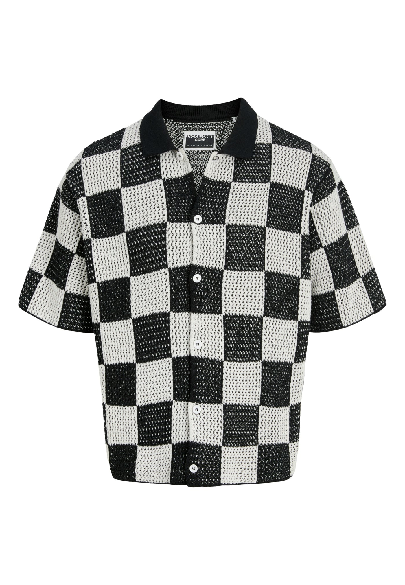 Jack & Jones Athletico gestricktes Kurzarmhemd