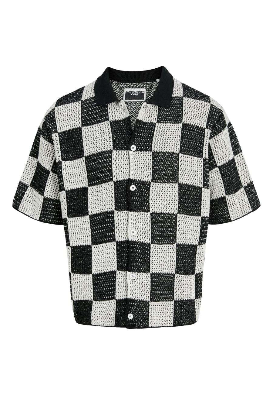 Jack & Jones Athletico gestricktes Kurzarmhemd