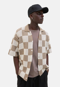 Jack & Jones Athletico gestricktes Kurzarmhemd