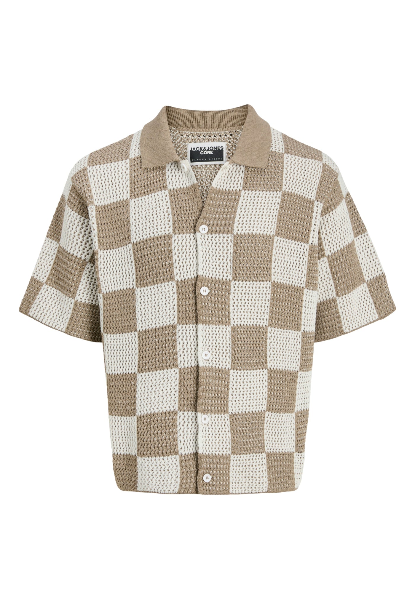 Jack & Jones Athletico gestricktes Kurzarmhemd