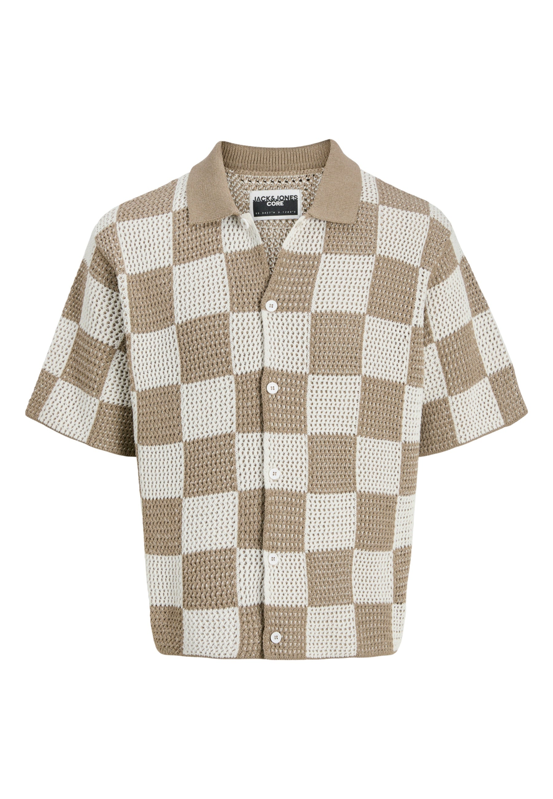 Jack & Jones Athletico gestricktes Kurzarmhemd