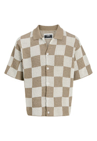 Jack & Jones Athletico gestricktes Kurzarmhemd