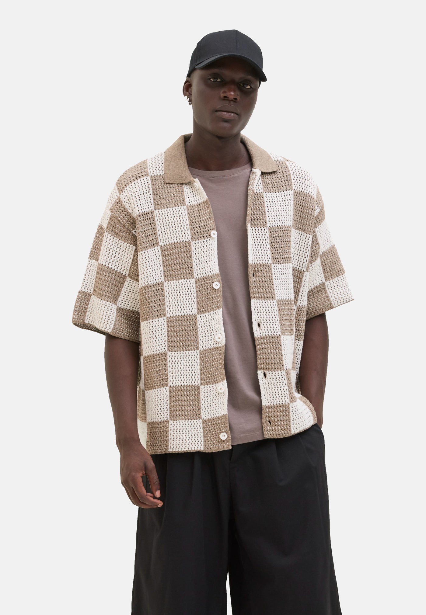 Jack & Jones Athletico gestricktes Kurzarmhemd