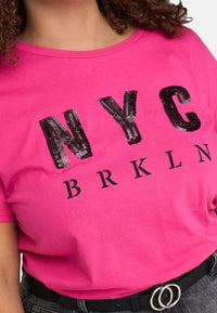 ONLY CARMAKOMA GLAMMY Kurzarmshirt