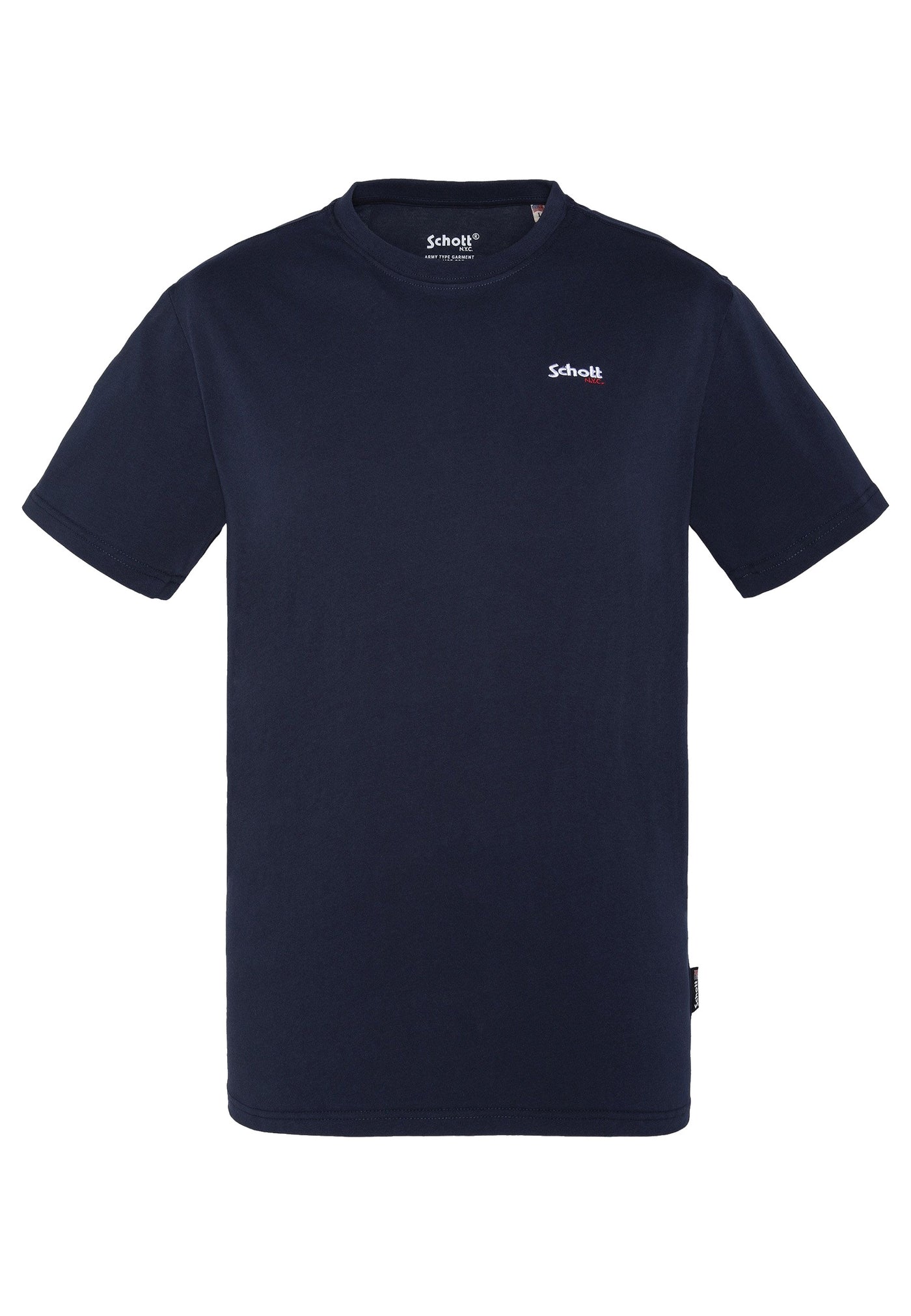 Schott TSLOGOCASUAL Kurzarmshirt mit Front-Print