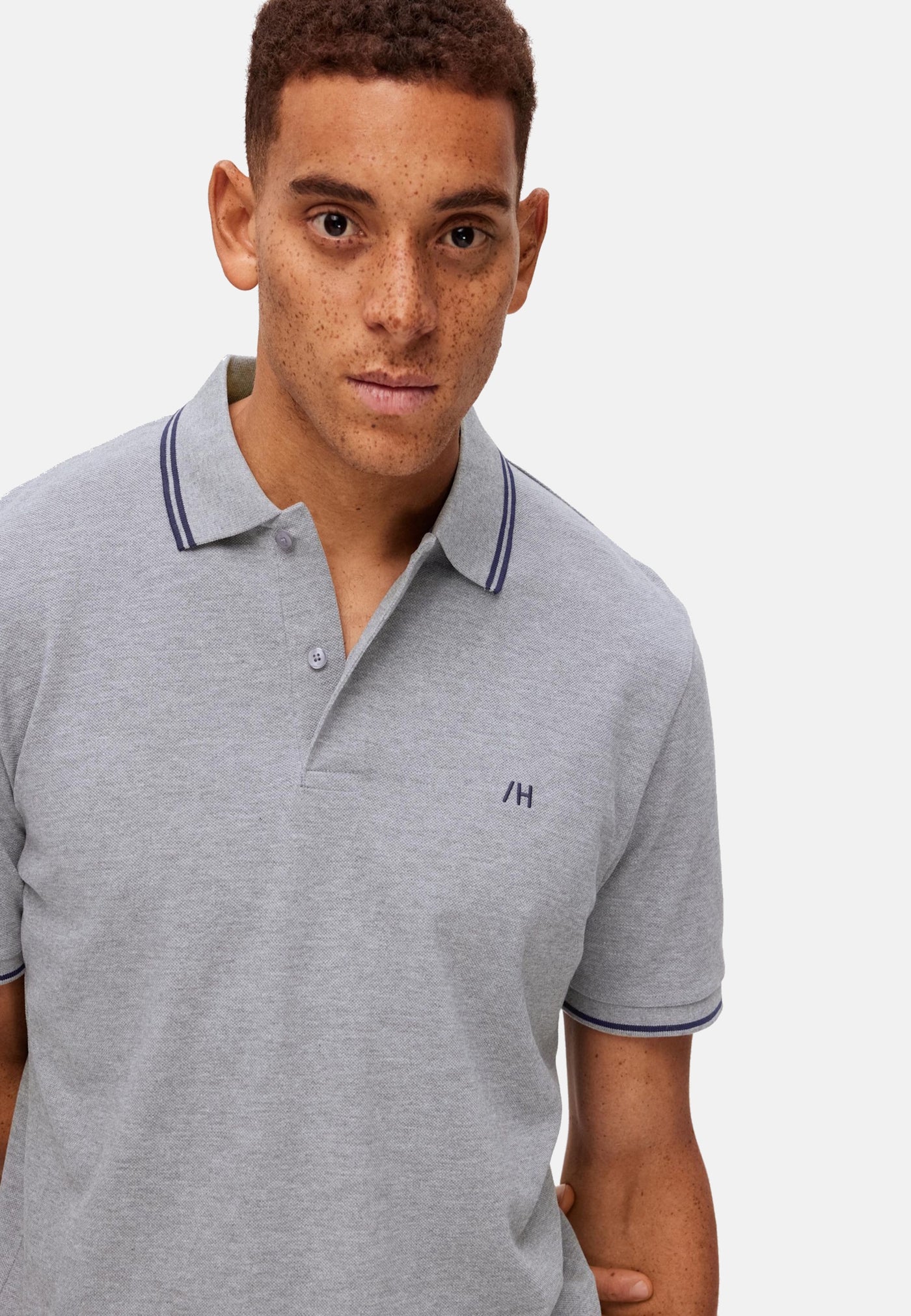 Selected Homme DANTE SPORT Kurzarmshirt mit Polokragen