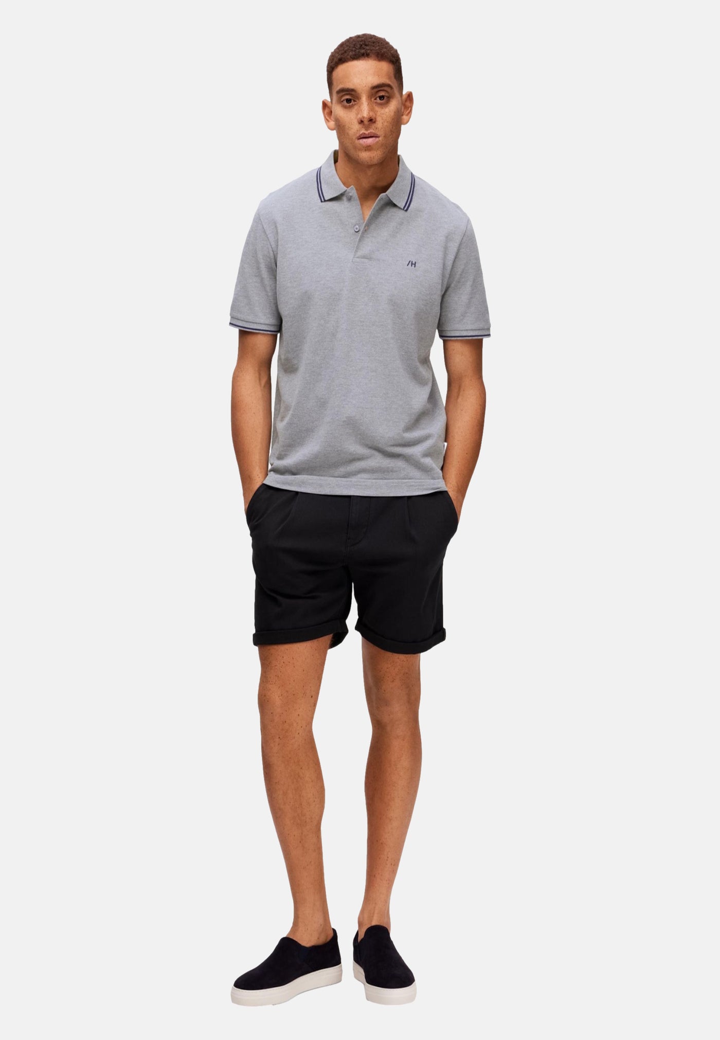 Selected Homme DANTE SPORT Kurzarmshirt mit Polokragen