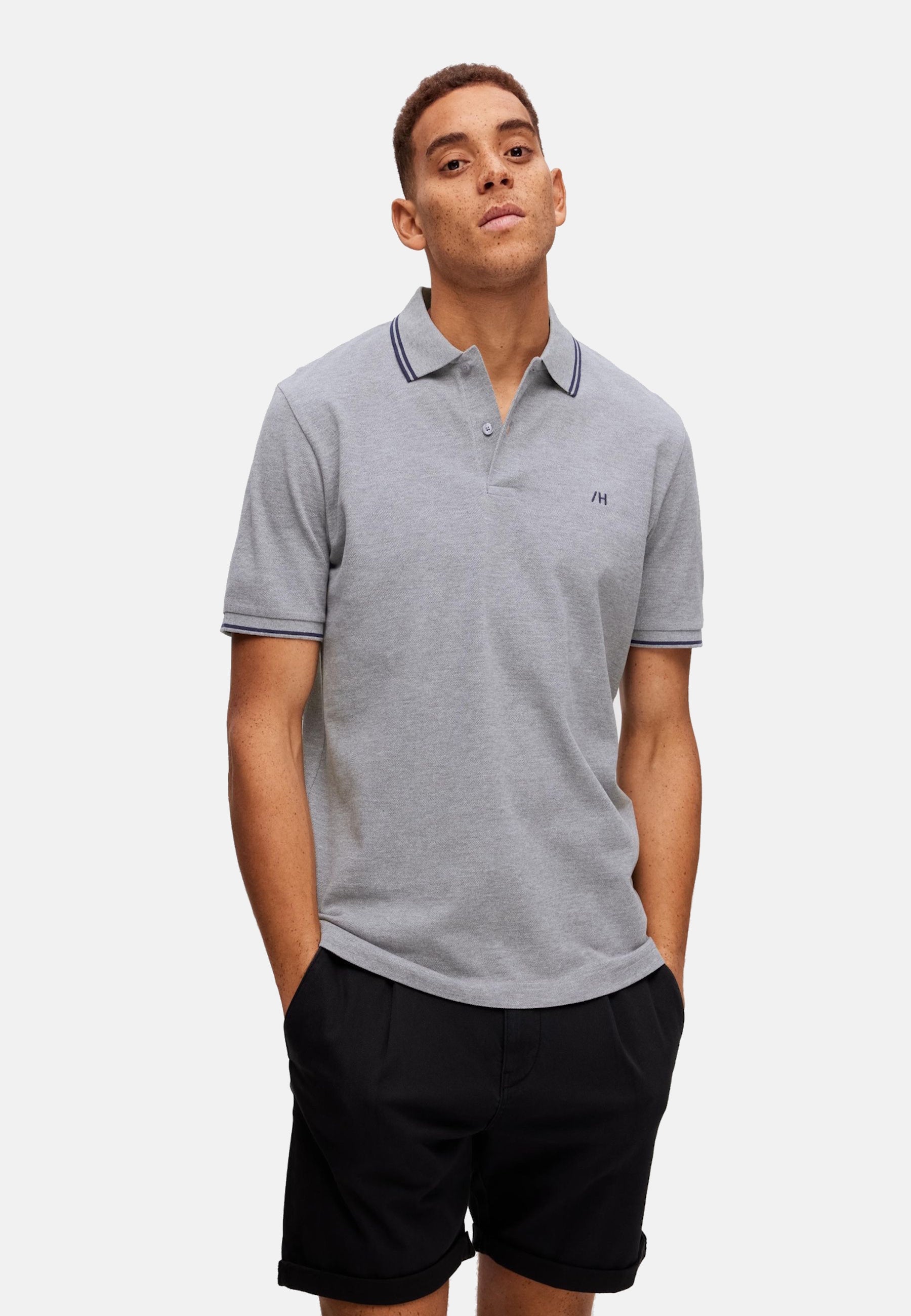 Selected Homme DANTE SPORT Kurzarmshirt mit Polokragen