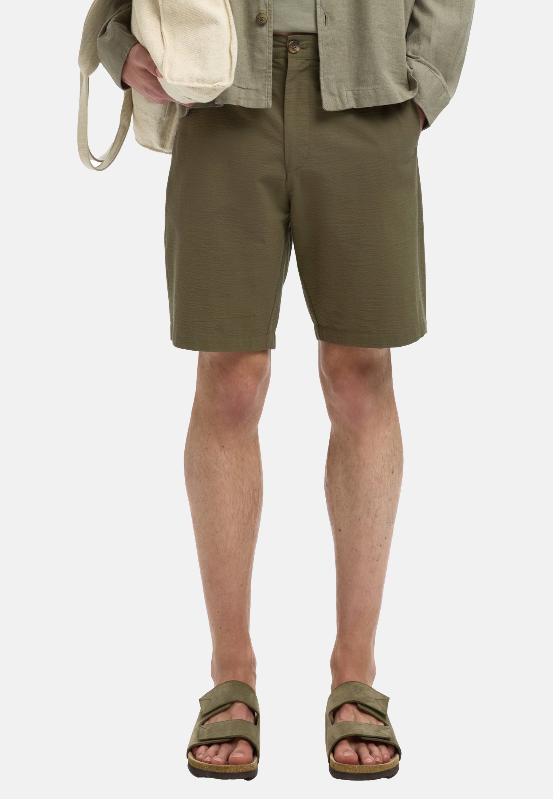 Selected Homme KARL Seersucker-Shorts