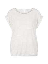 Tom Tailor Ajour Jacquard Kurzarmshirt