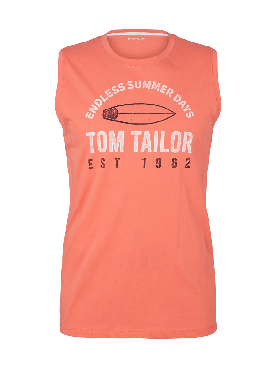 Tom Tailor Printed Tank ärmellos