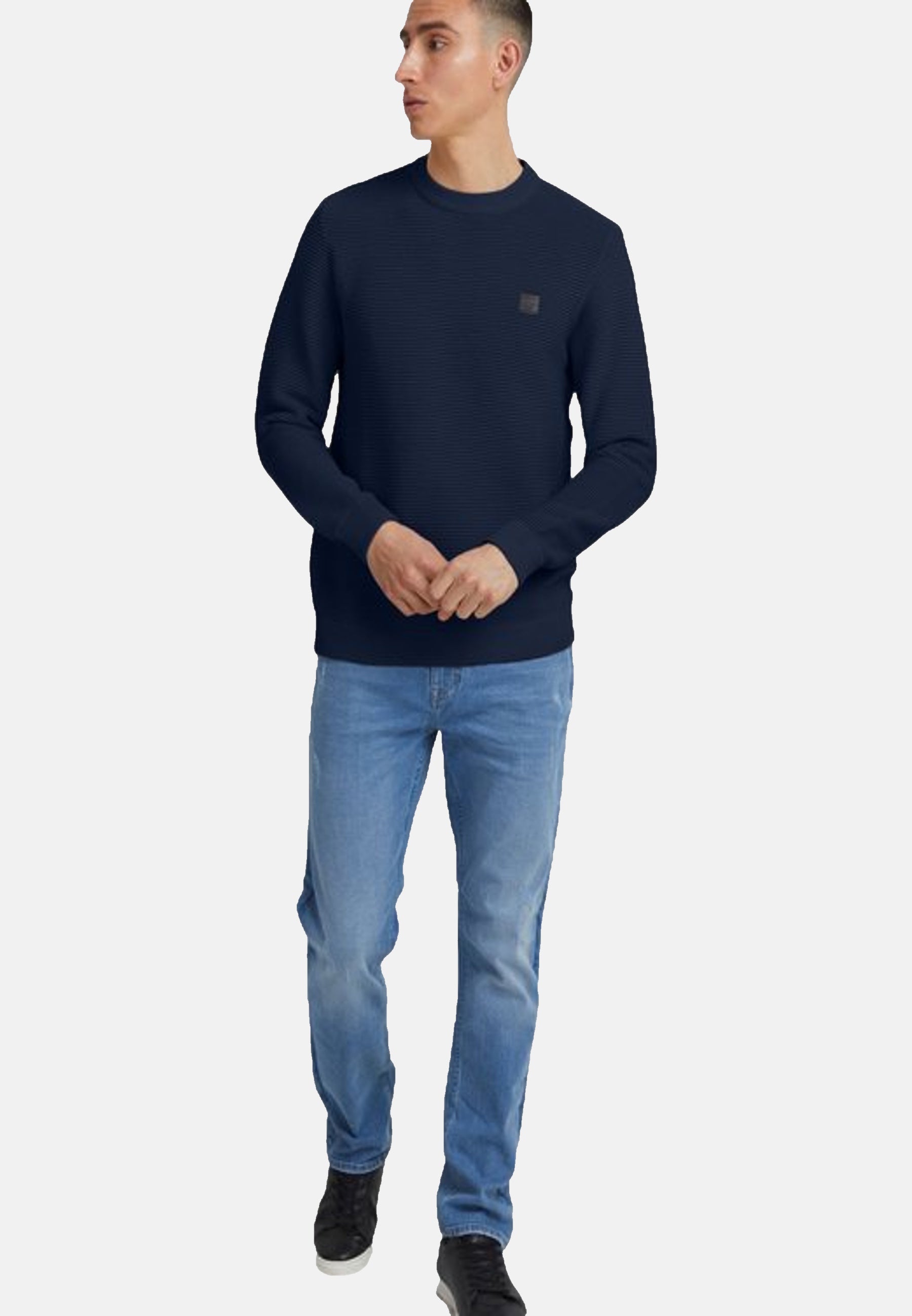 !Solid VALENCIA Strickpullover R- Neck