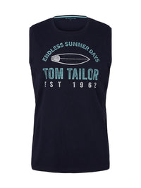 Tom Tailor Printed Tank ärmellos