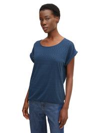 Tom Tailor Ajour Jacquard Kurzarmshirt