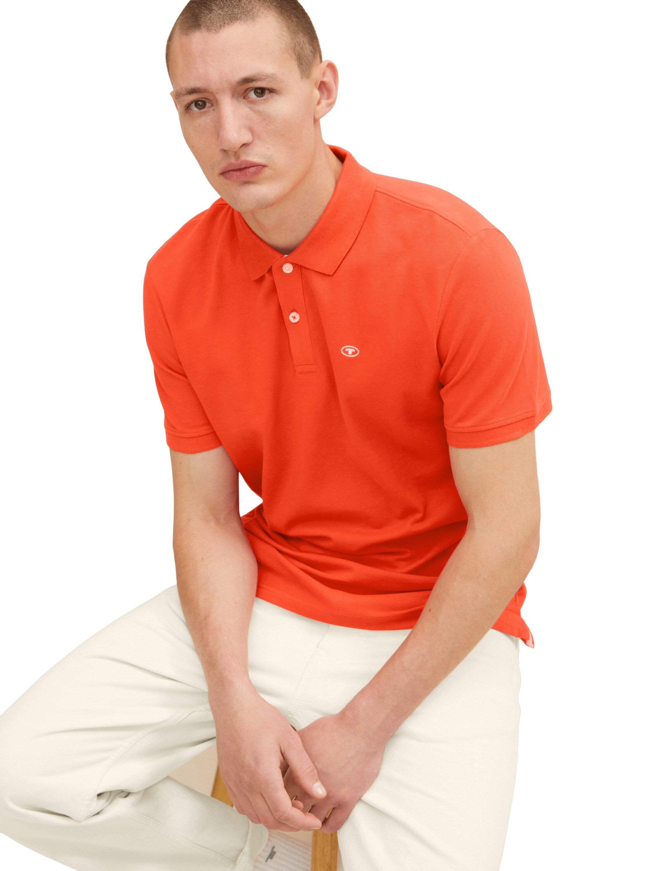 Tom Tailor Basic Kurzarmshirt mit Polokragen