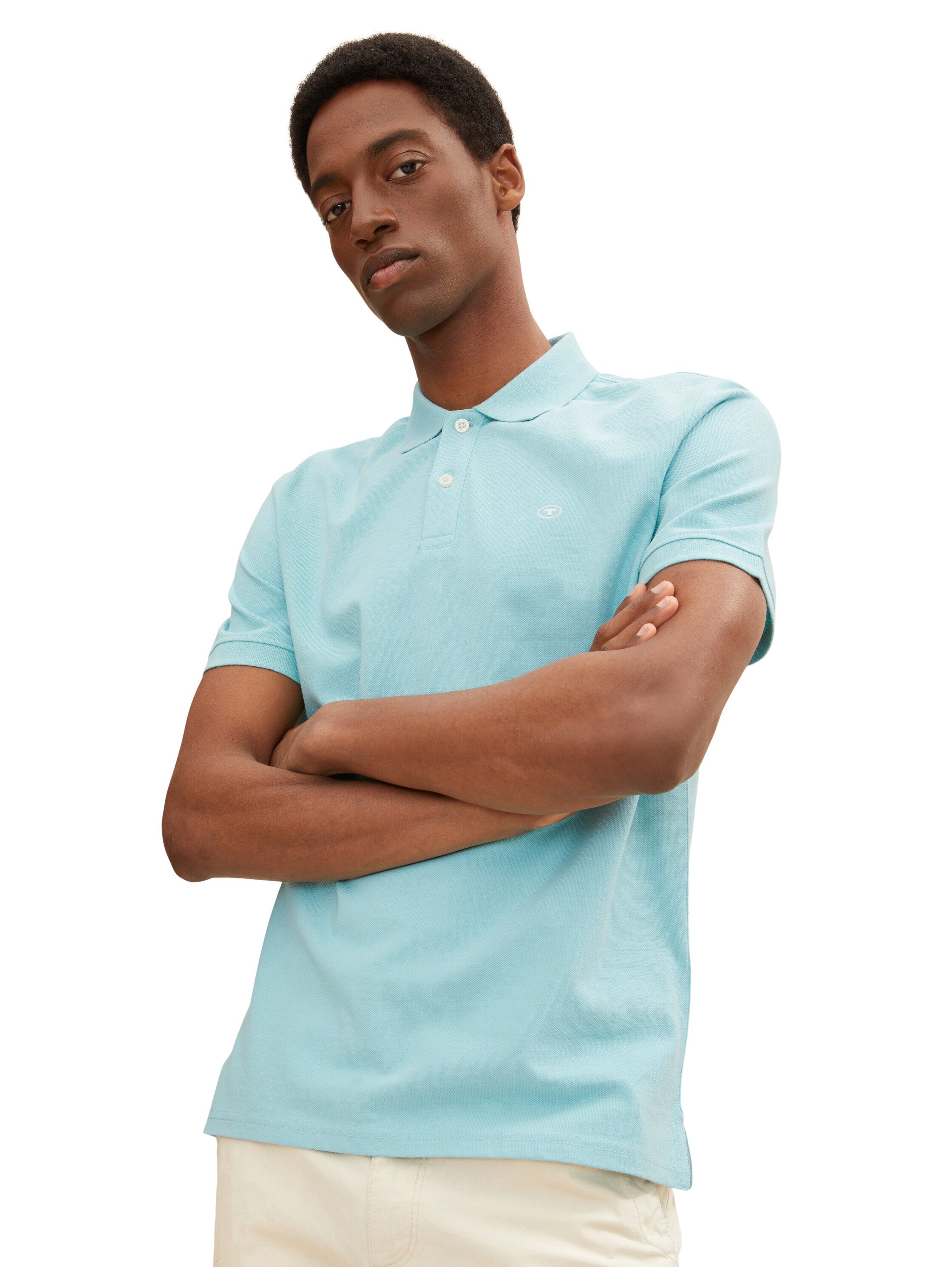Tom Tailor Basic Kurzarmshirt mit Polokragen