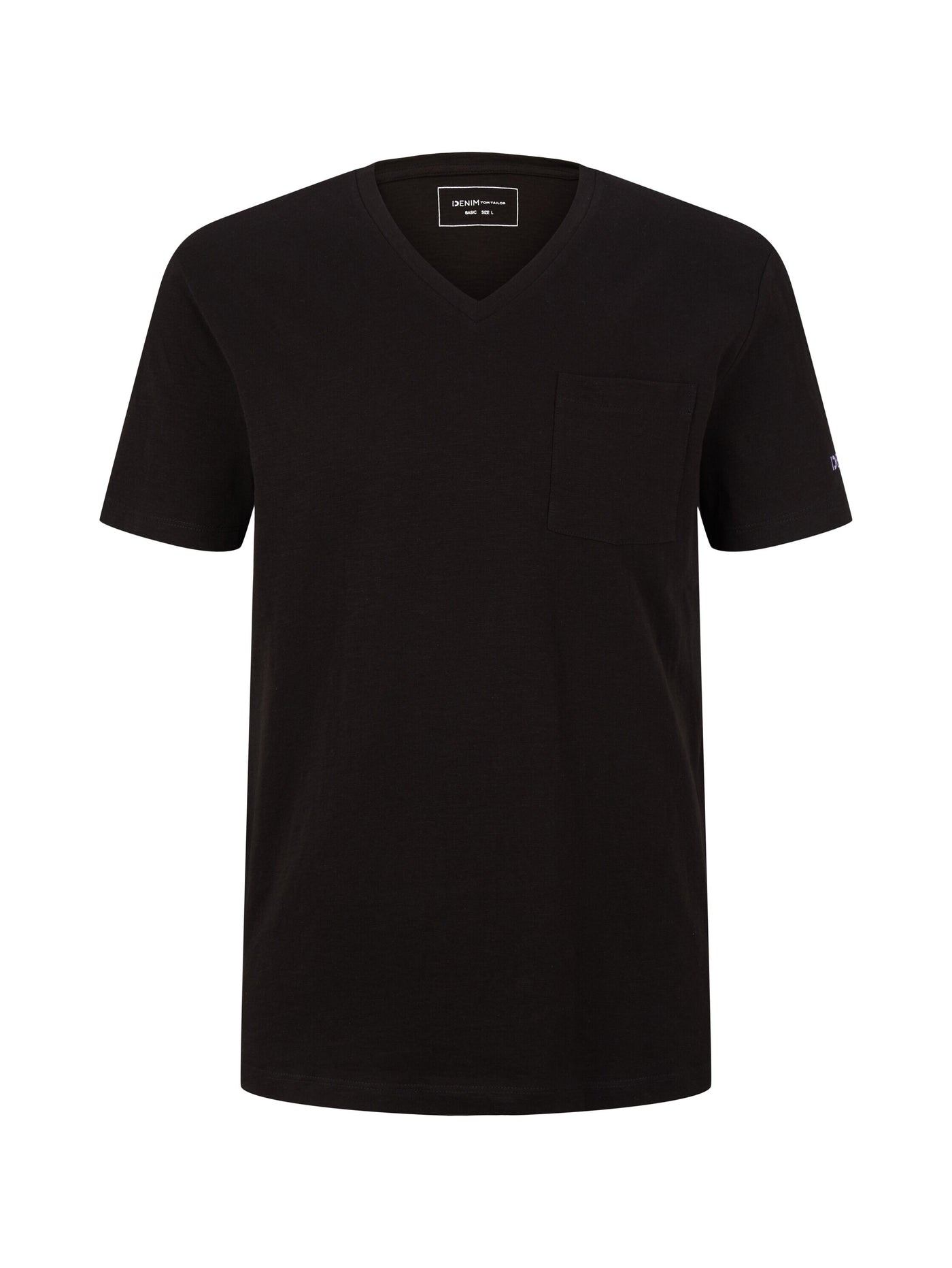 Tom Tailor V-Neck with Pocket Kurzarmshirt