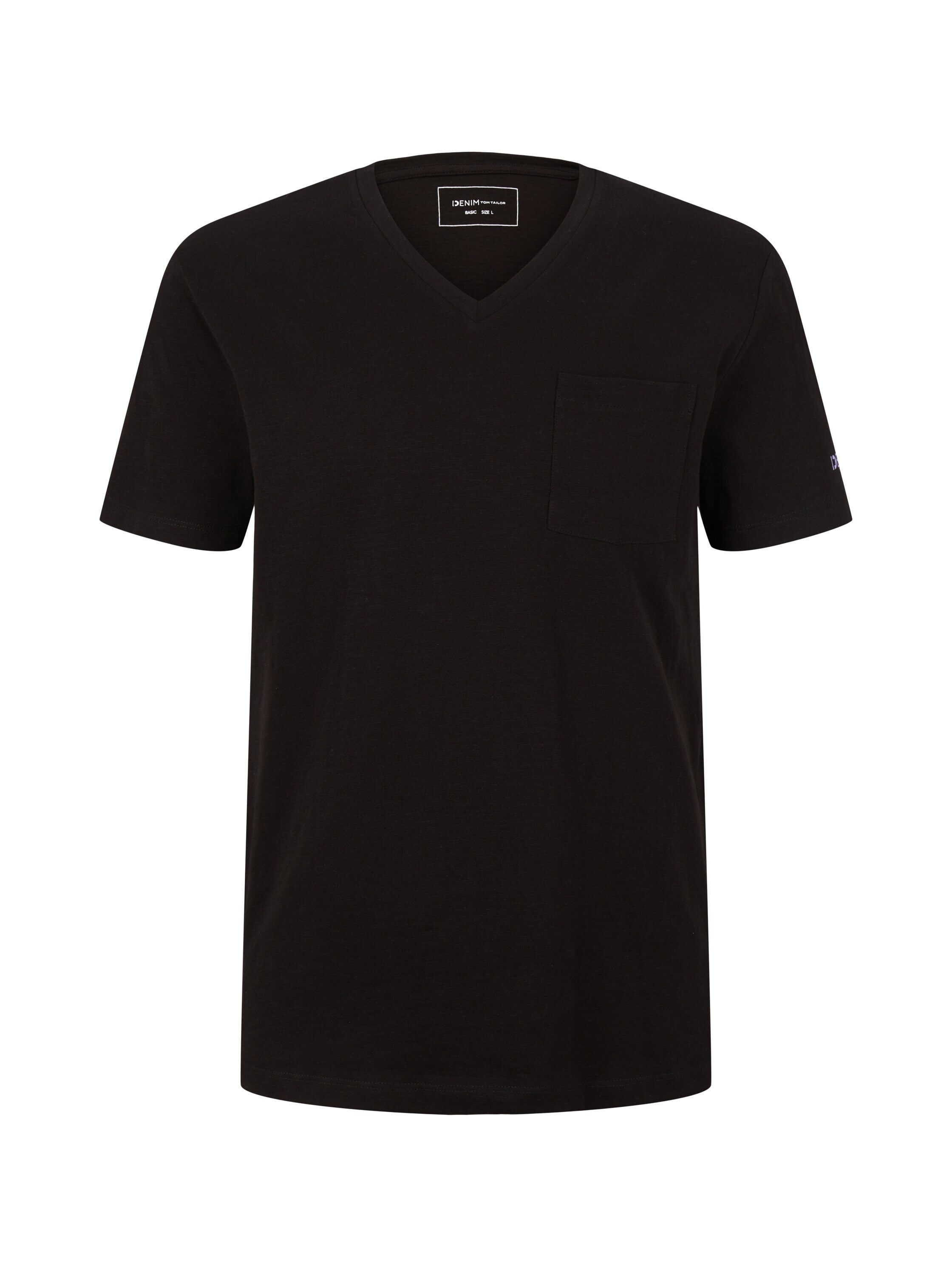 Tom Tailor V-Neck with Pocket Kurzarmshirt