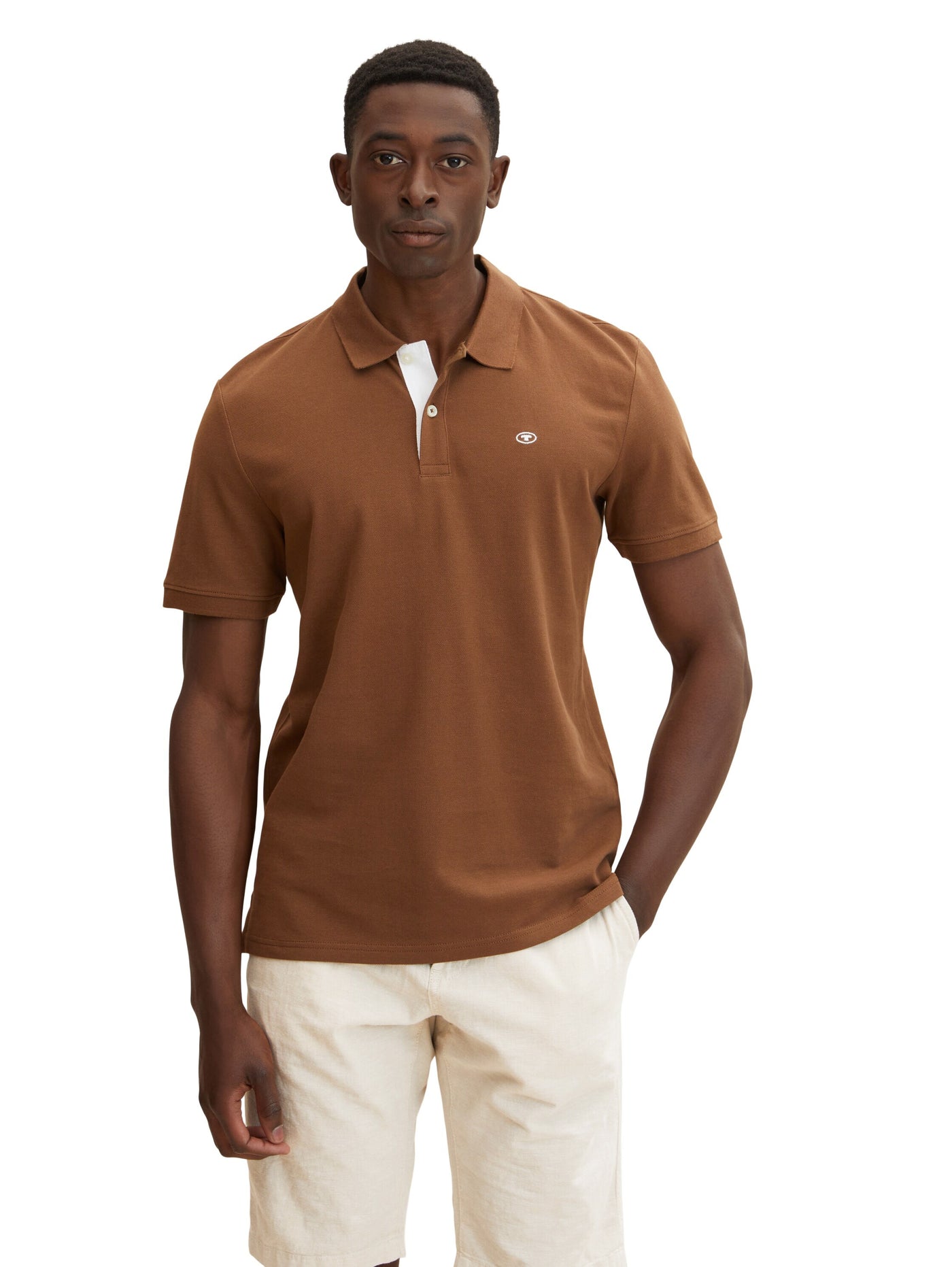 Tom Tailor Basic Kurzarmshirt mit Polokragen