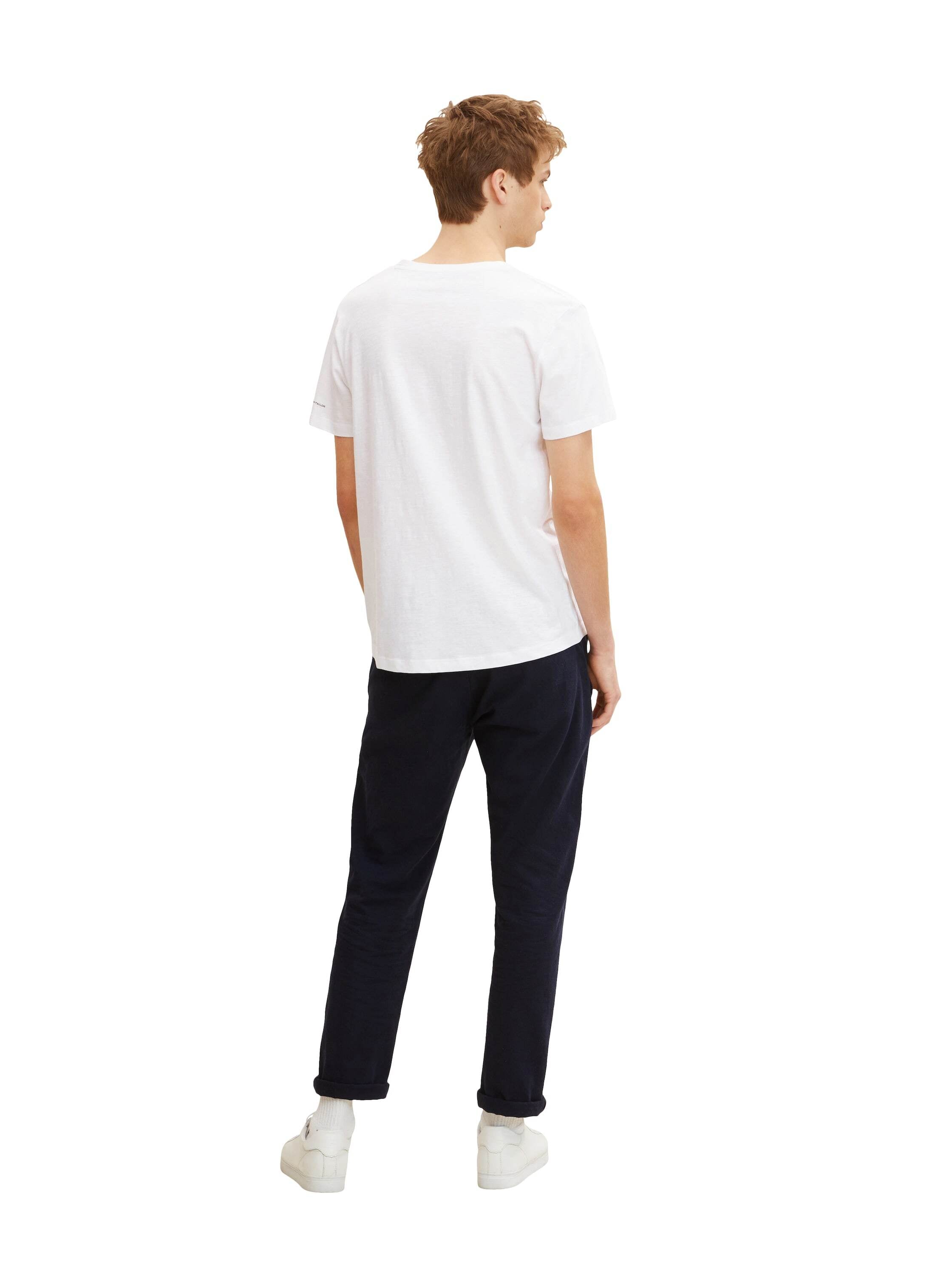 Tom Tailor V-Neck with Pocket Kurzarmshirt