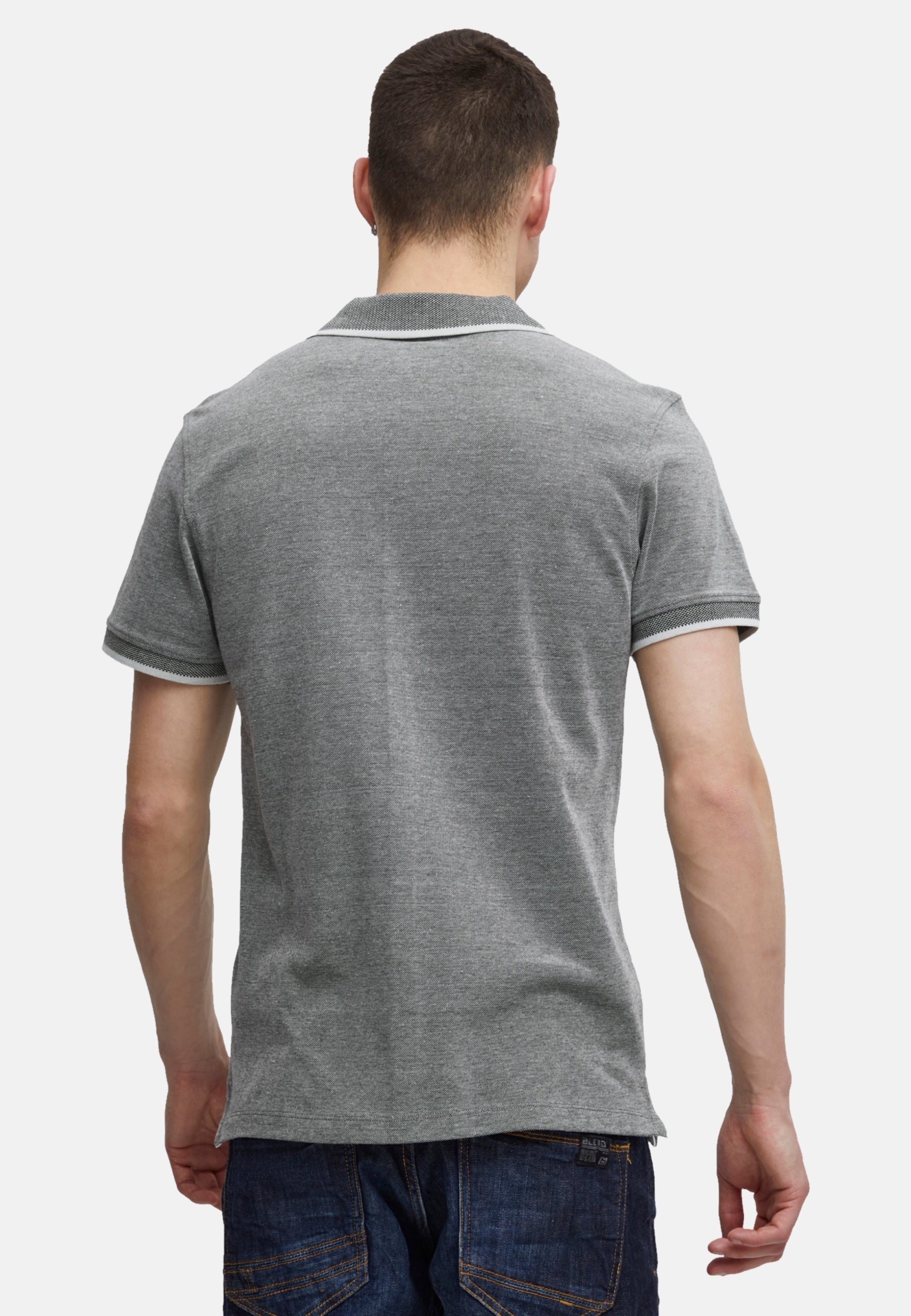 Blend NATE Kurzarmshirt mit Polokragen