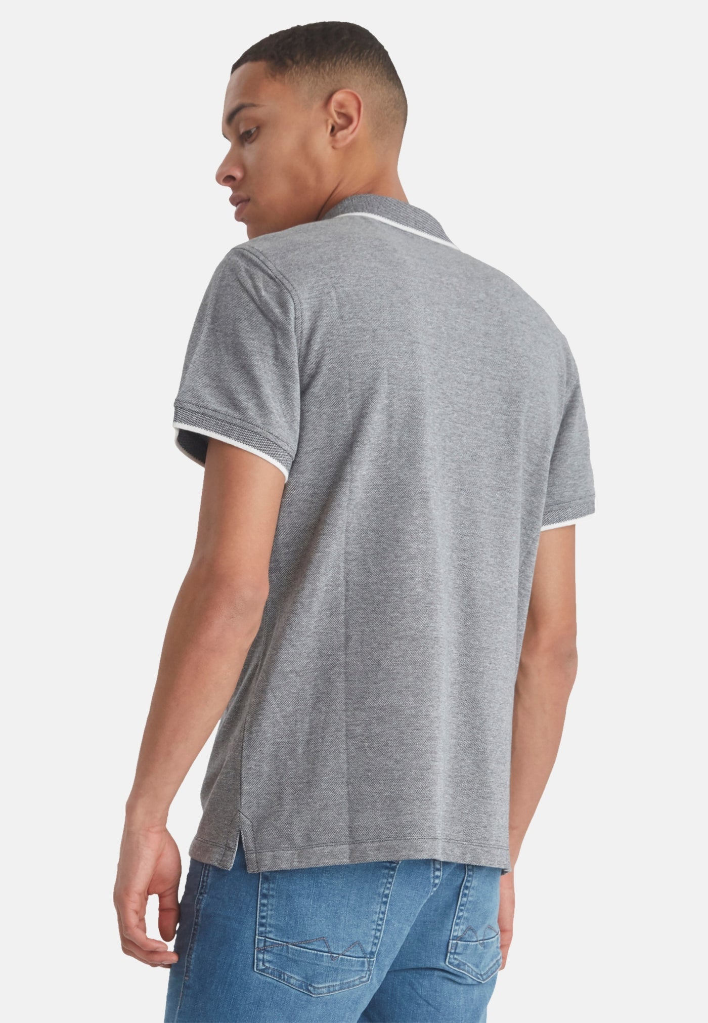 Blend NATE Kurzarmshirt mit Polokragen