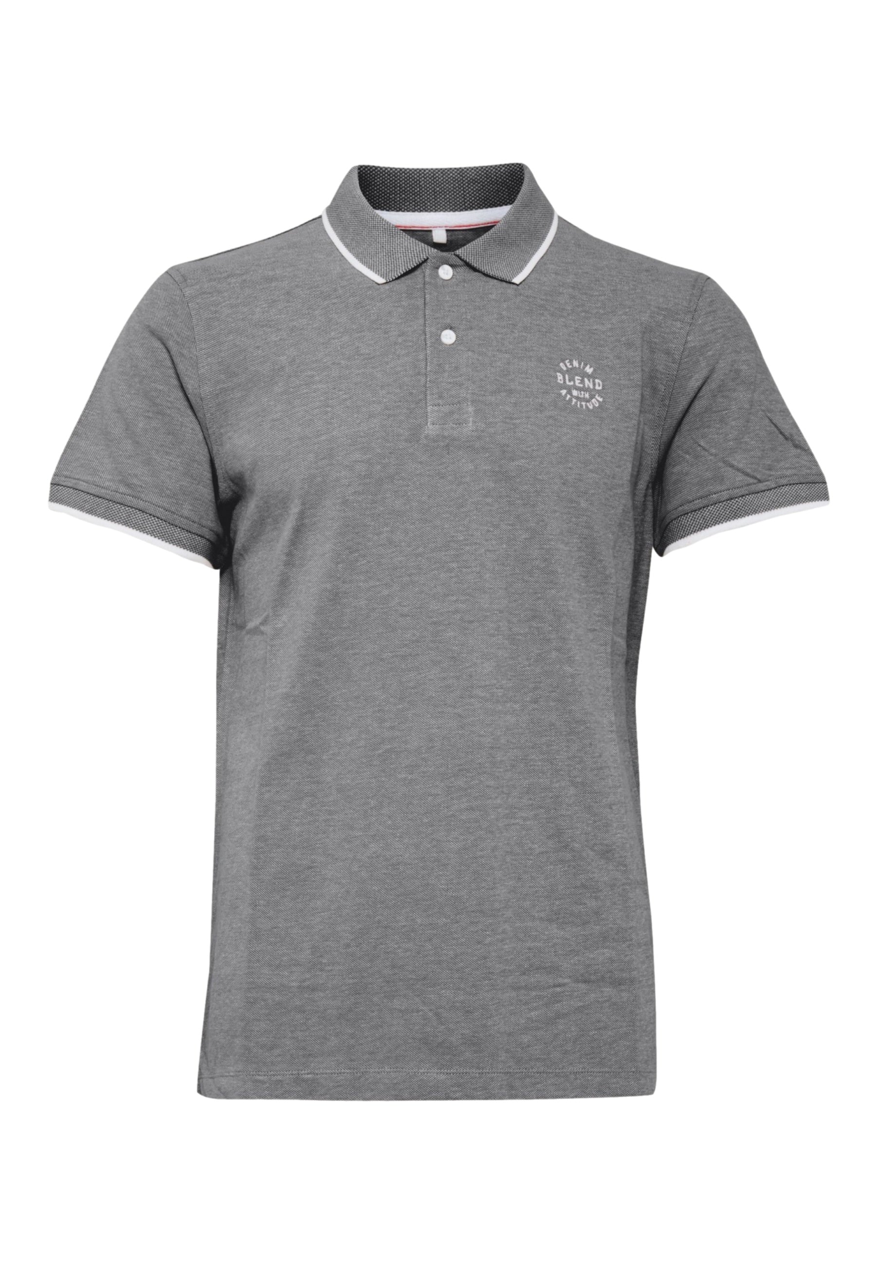 Blend NATE Kurzarmshirt mit Polokragen