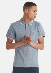 Blend NATE Kurzarmshirt mit Polokragen