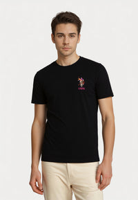 U.S. POLO Kurzarmshirt bunter Poloreiter