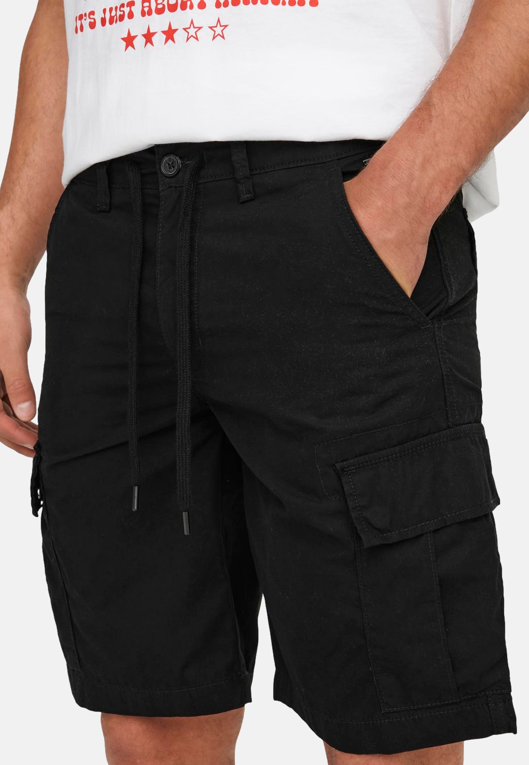 Only & Sons Loc kurze Hose mit vielen Taschen