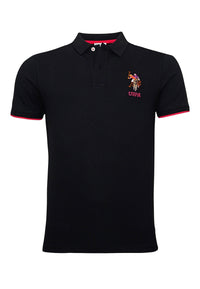 U.S. POLO Kurzarmshirt bunter Poloreiter