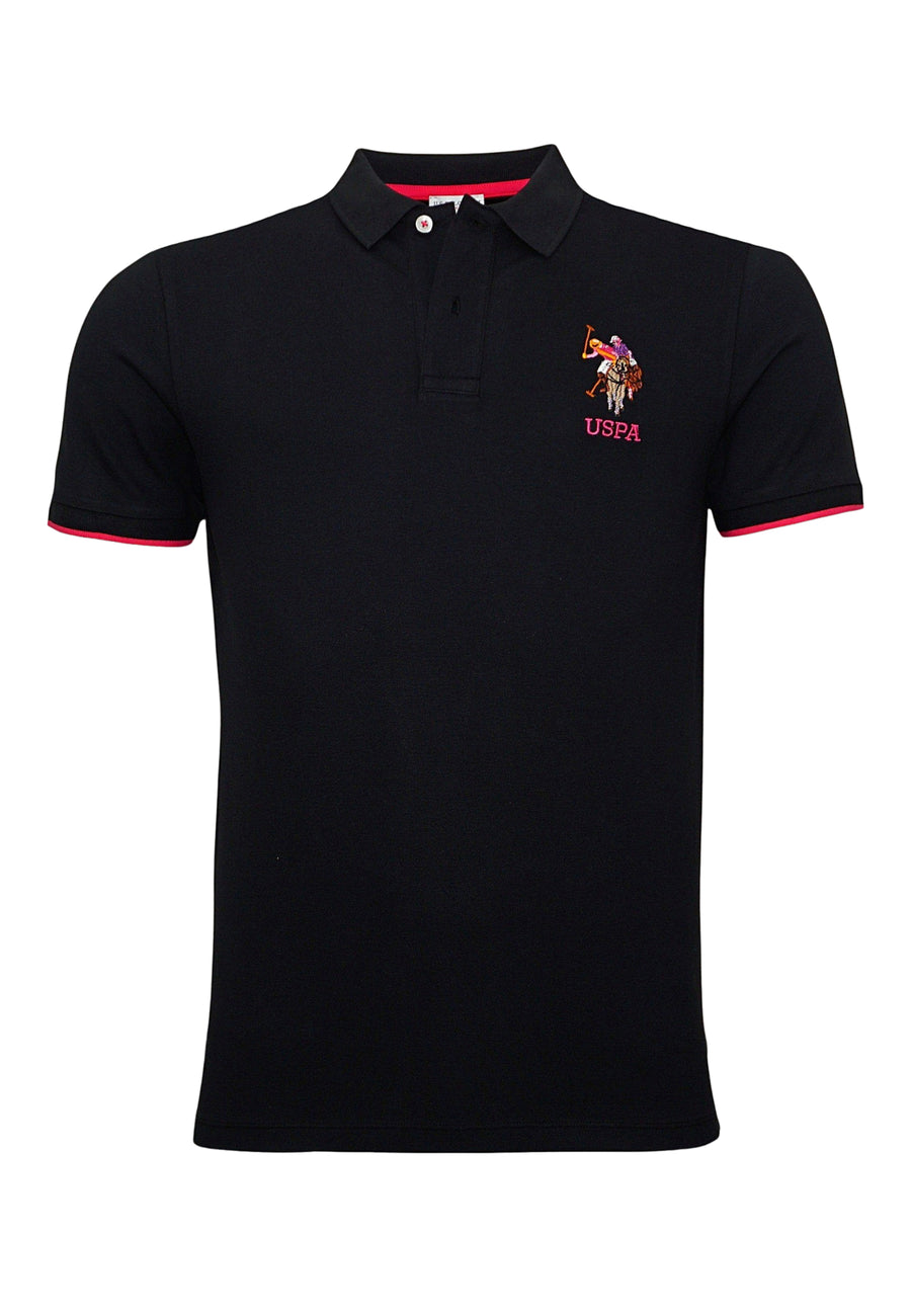 U.S. POLO Kurzarmshirt bunter Poloreiter