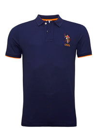 U.S. POLO Kurzarmshirt bunter Poloreiter