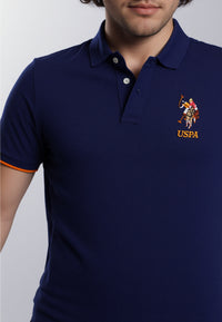 U.S. POLO Kurzarmshirt bunter Poloreiter