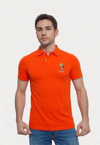 U.S. POLO Kurzarmshirt bunter Poloreiter