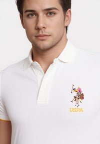 U.S. POLO Kurzarmshirt bunter Poloreiter