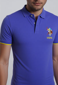 U.S. POLO Kurzarmshirt bunter Poloreiter